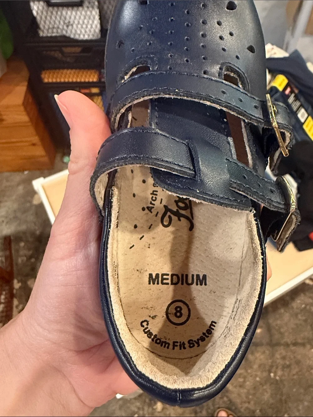 FootMates sturdy navy